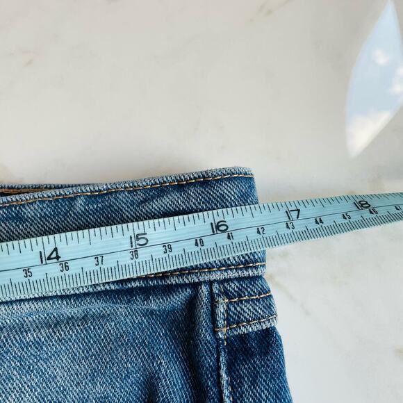 ZARA | Women’s Star Studded Mid Rise Straight Jeans Size 8 Fun Pop Button Fly - Picture 10 of 11